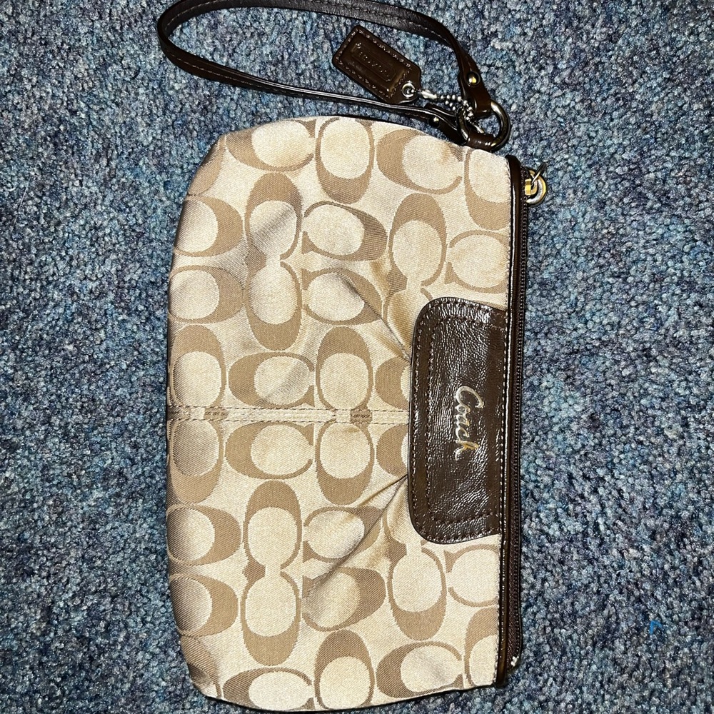 Large Coach Wristlet